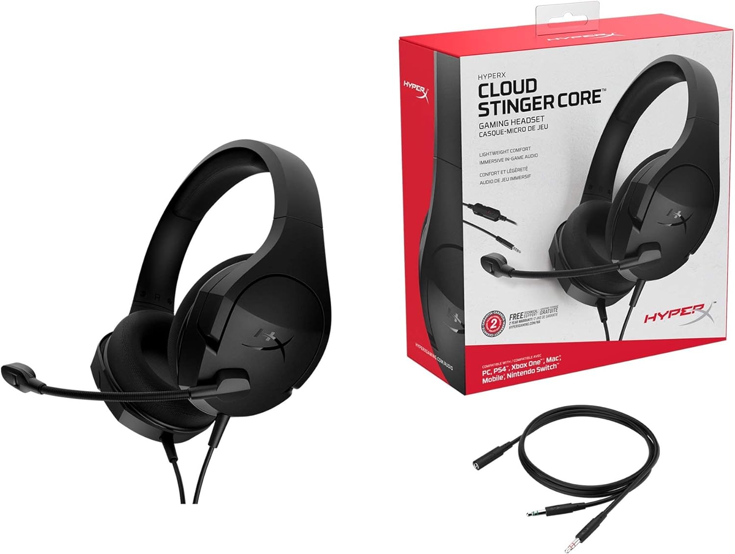 HyperX Cloud Stinger Core - Gaming Headset for PC and Gaming Consoles