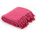 NNEVL Throw Cotton Squares 160x210 cm Pink