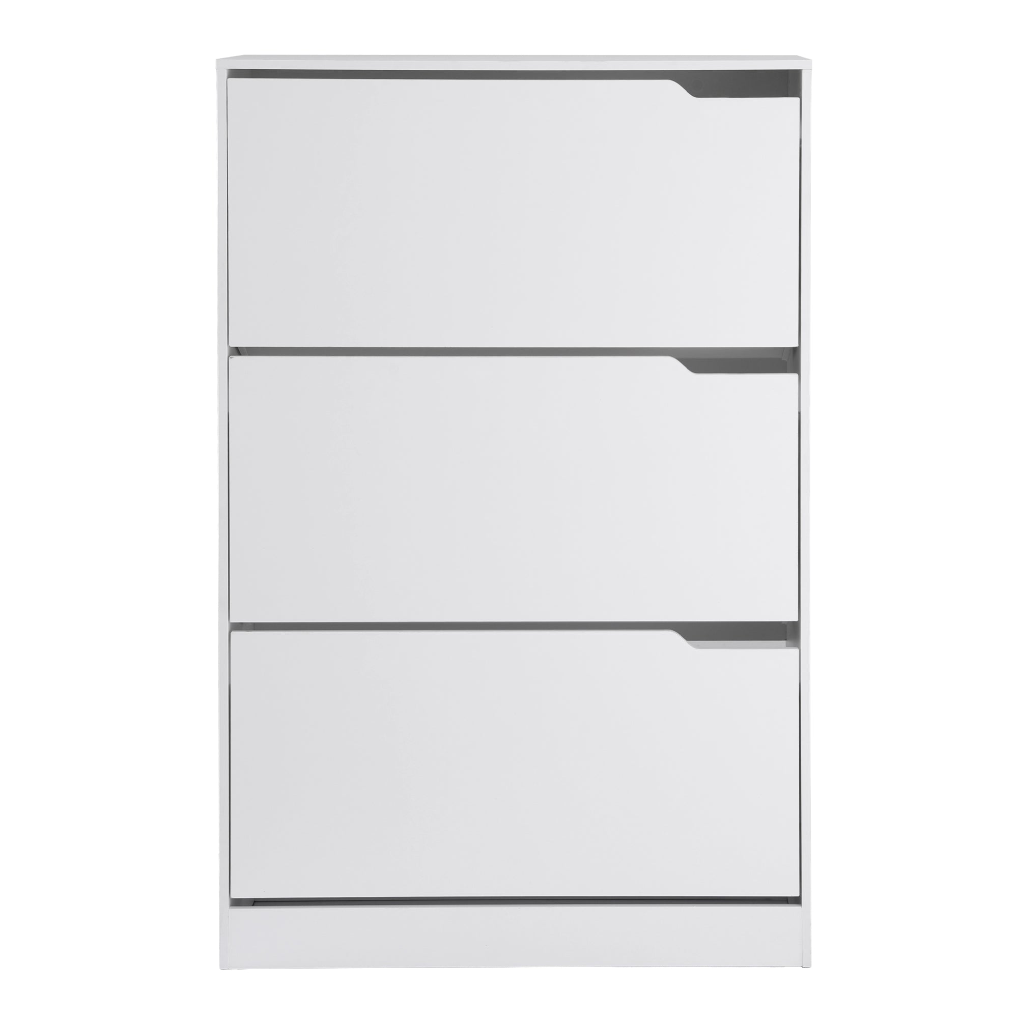 Artiss Shoe Rack Cabinet 24 Pairs Adjustable Shelf White