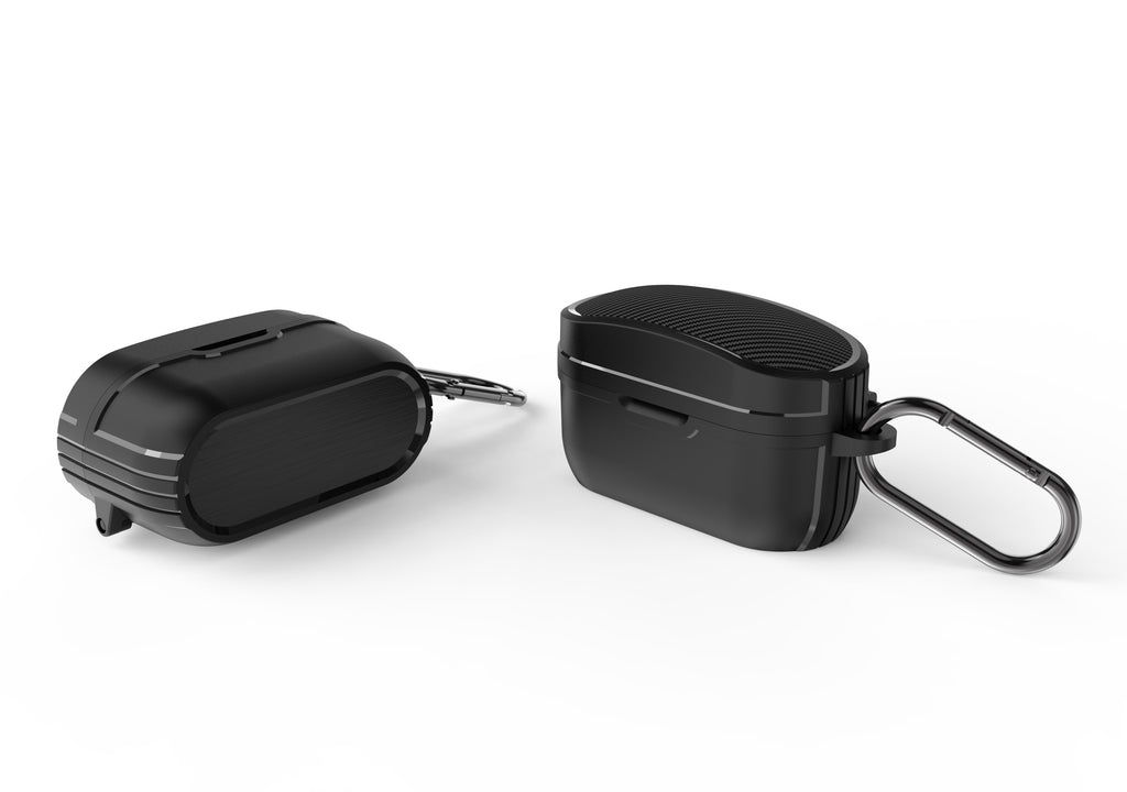 For New Sony WF-1000XM4 Carbon Fiber Case Full-Body Protective Rugged Cover