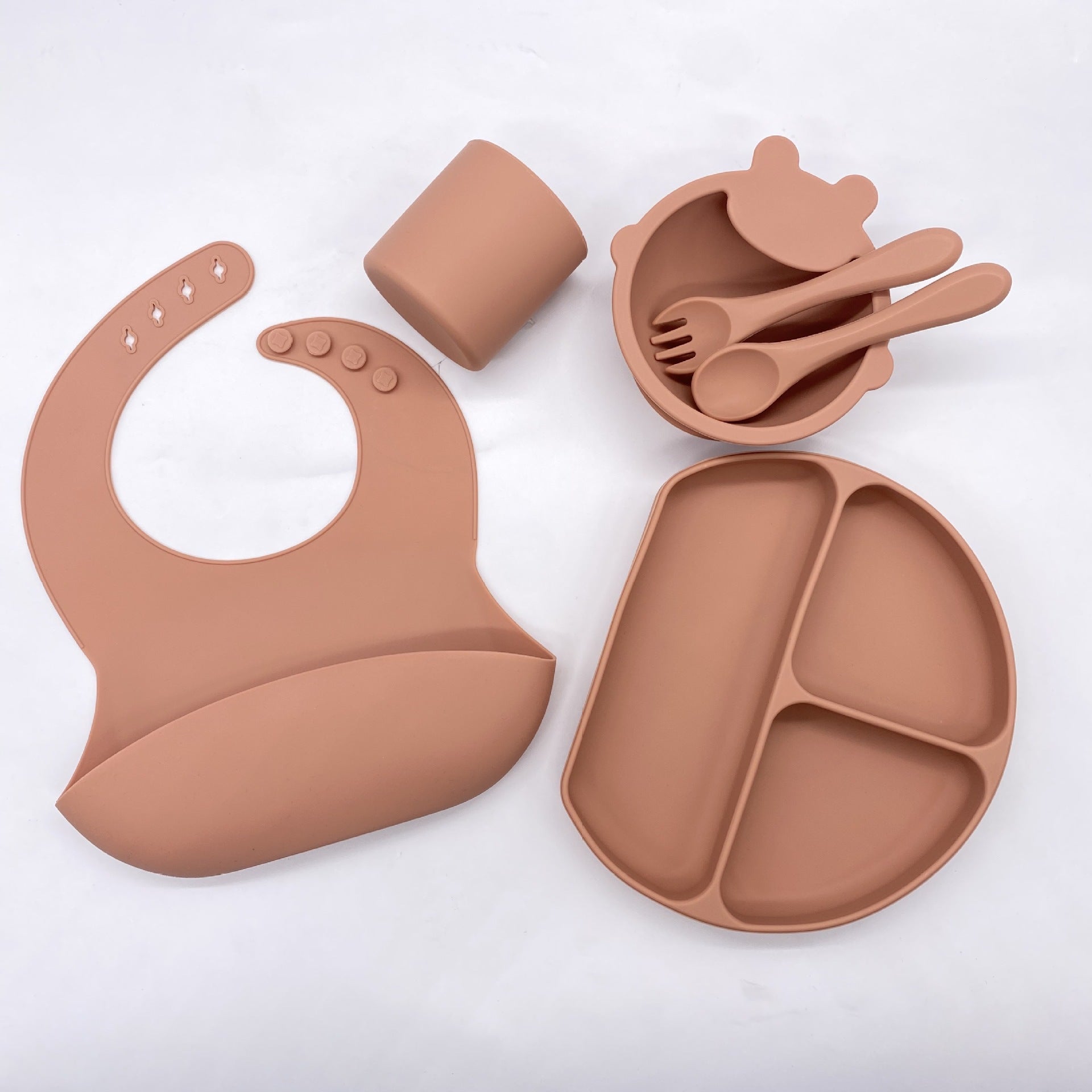 Silicone Baby Feeding Dinner Set