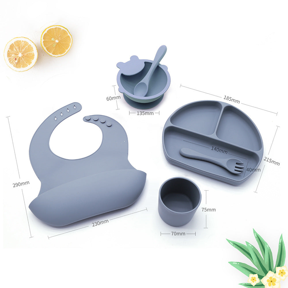 Silicone Baby Feeding Dinner Set