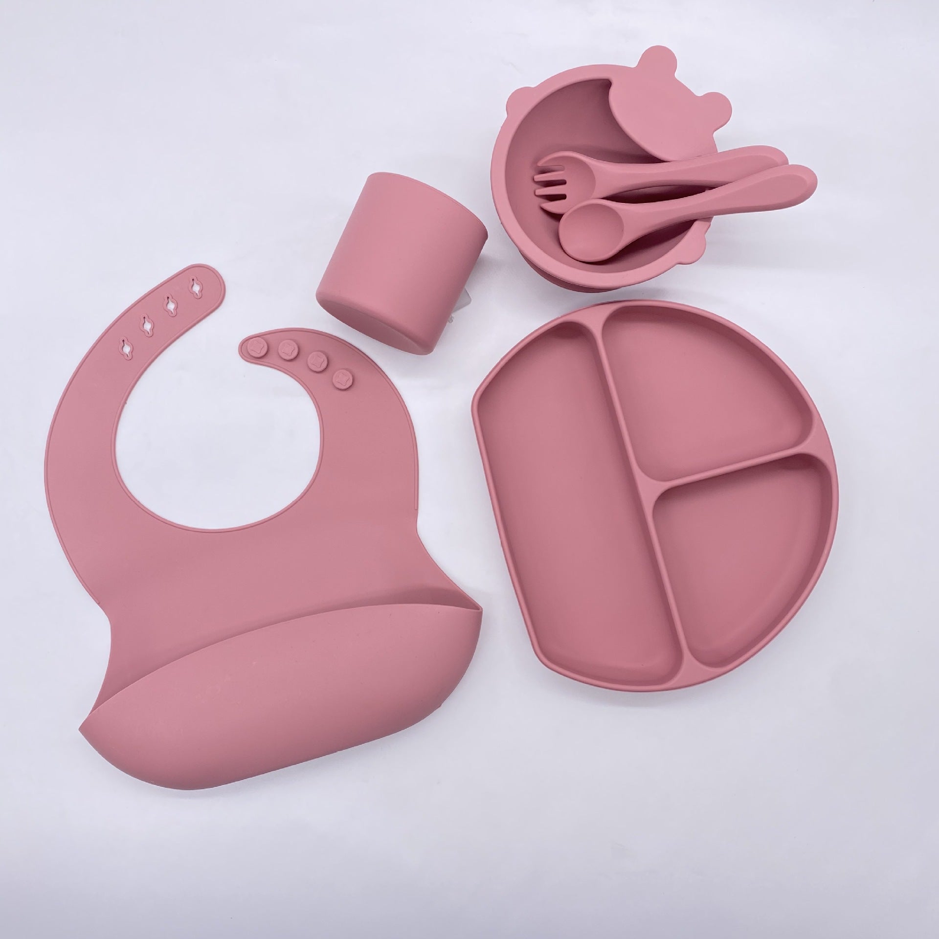 Silicone Baby Feeding Dinner Set