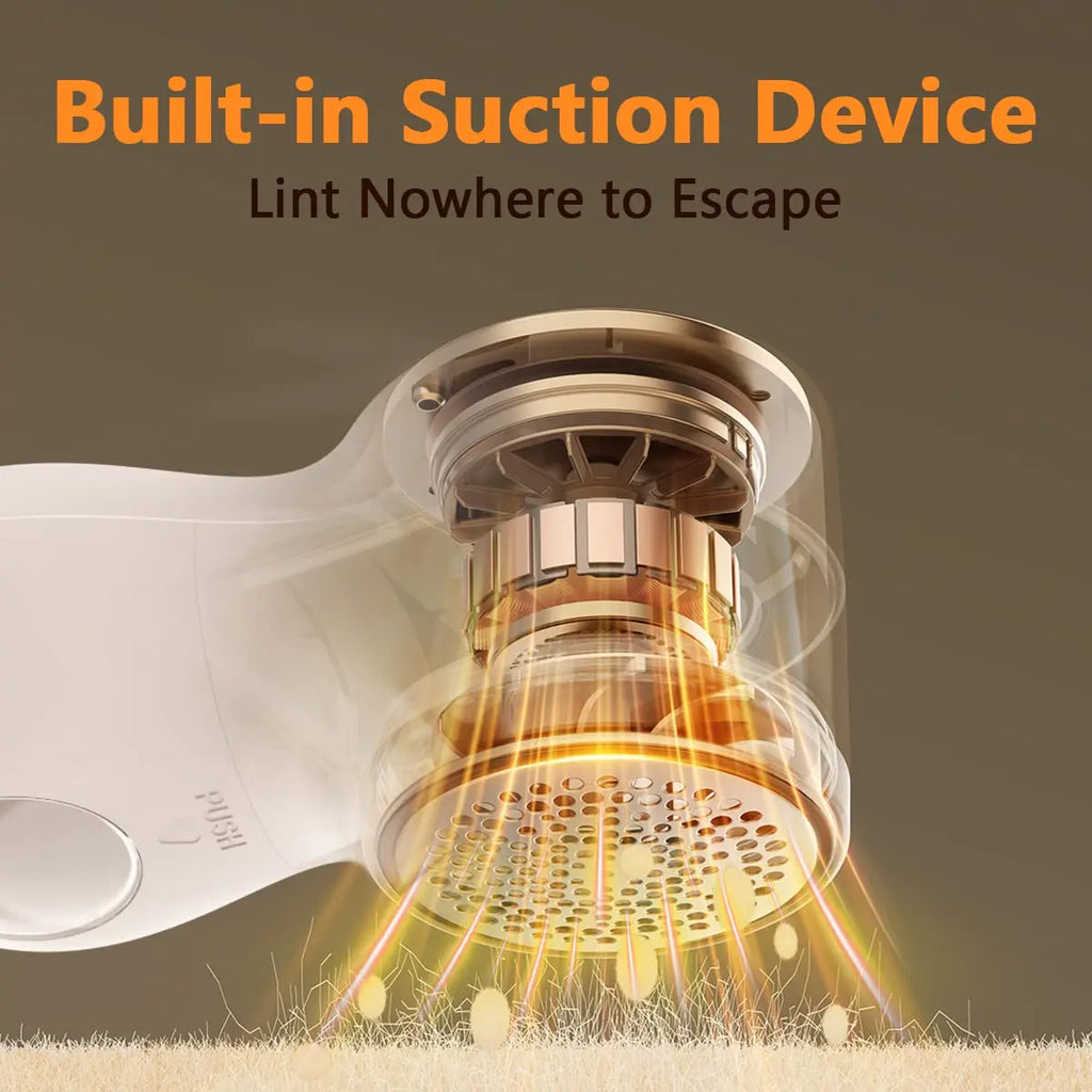 Lint Remover for Clothes with 2 Replaceable Blades Rechargeable Fabric Shaver 3-Speeds Electric Lint Shaver for Sweater