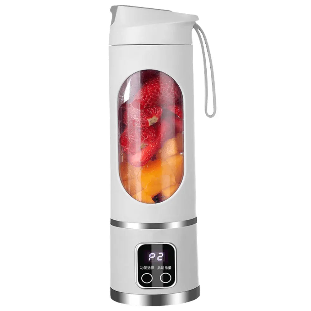Portable Electric Juicer USB Wireless Charging Mini Juicer Bottle 450ml Cup Fruit Mixer Electric Handheld Blender