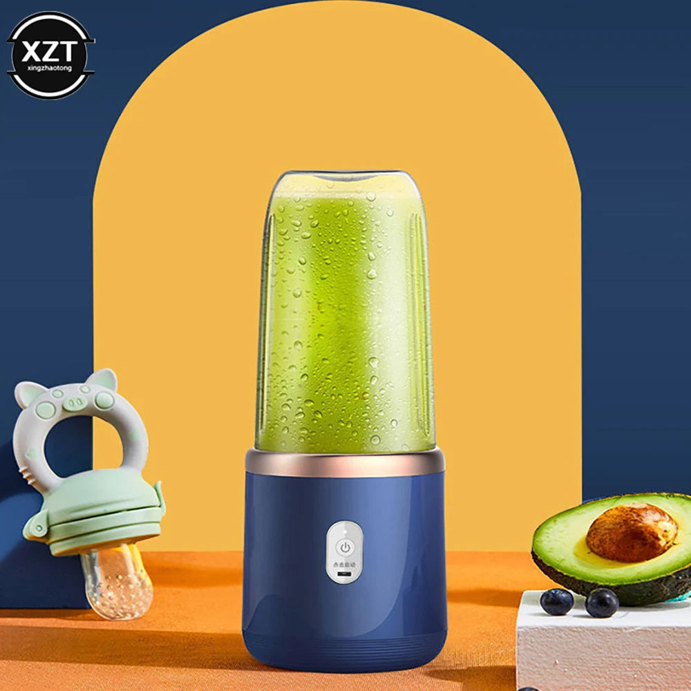 400ml Portable Mini Electric Fruit Juicer USB Charging Lemon Orange Fruit Juice Cup Smoothie Blender Machine kitchen Appliances