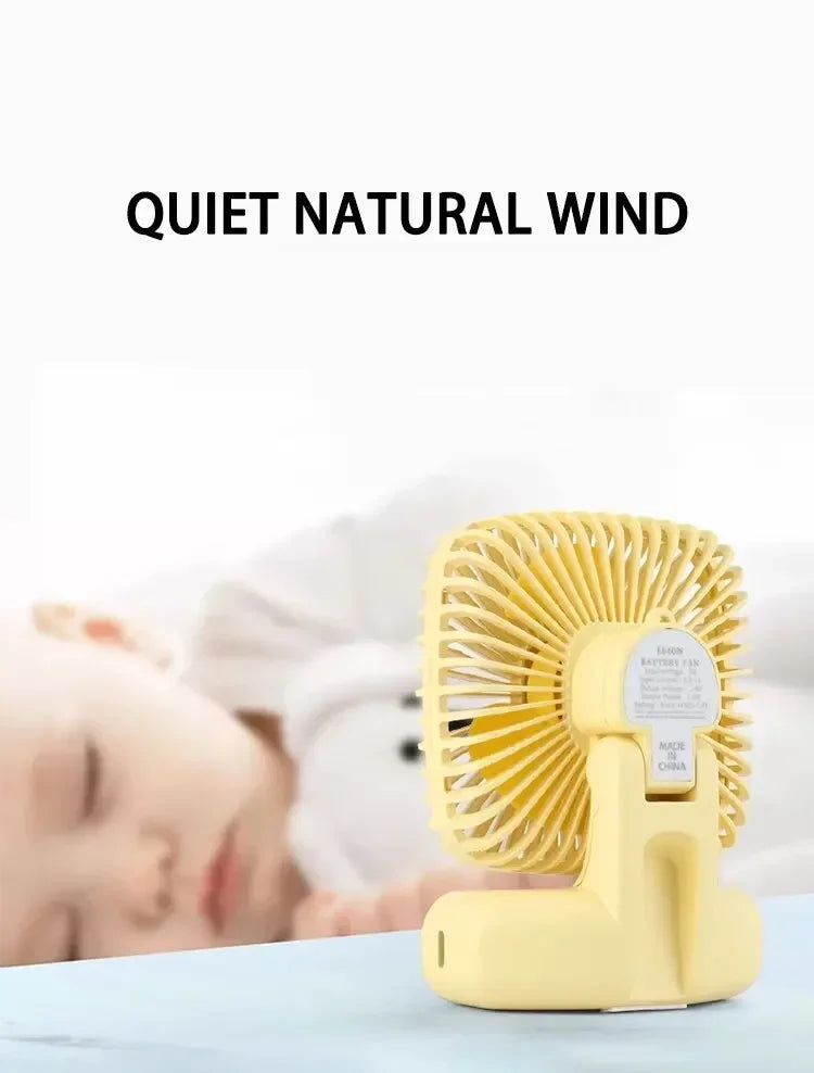 Multi-functional Portable USB Charging Fan, Home, Office, Car, Outdoor All-round Cooling Must