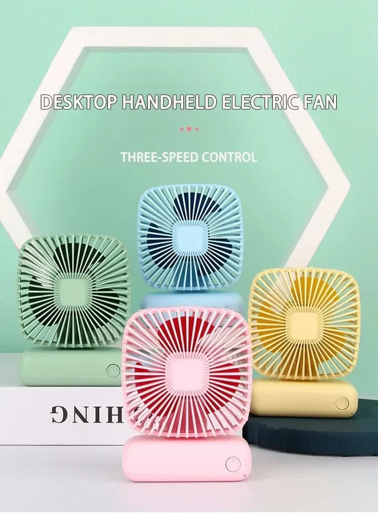Multi-functional Portable USB Charging Fan, Home, Office, Car, Outdoor All-round Cooling Must