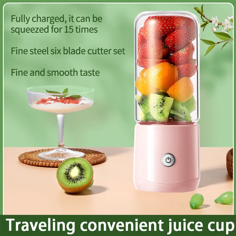 Portable Blender Wireless Mini Juicer USB Electric Blender Fruit Juicer for Fruit and Vegetables Juicer
