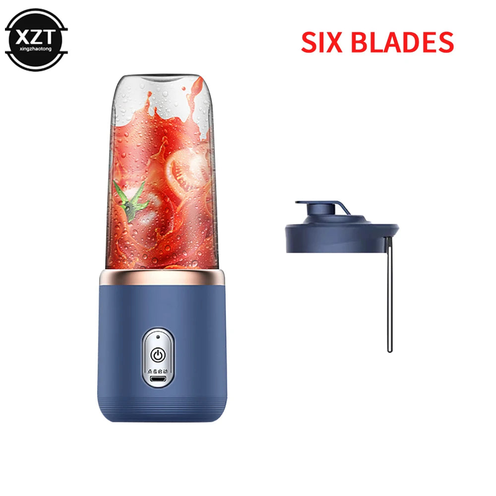 400ml Portable Mini Electric Fruit Juicer USB Charging Lemon Orange Fruit Juice Cup Smoothie Blender Machine kitchen Appliances