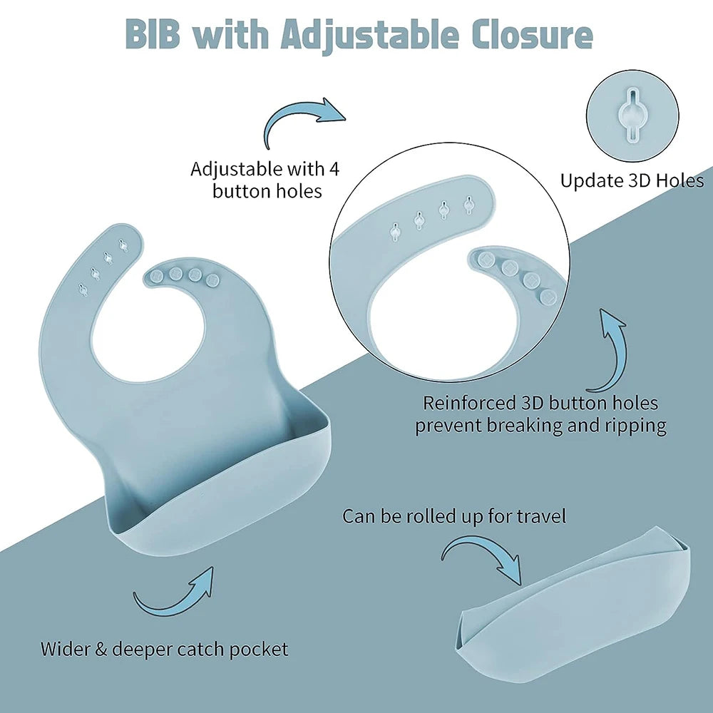 Silicone Baby Feeding Dinner Set