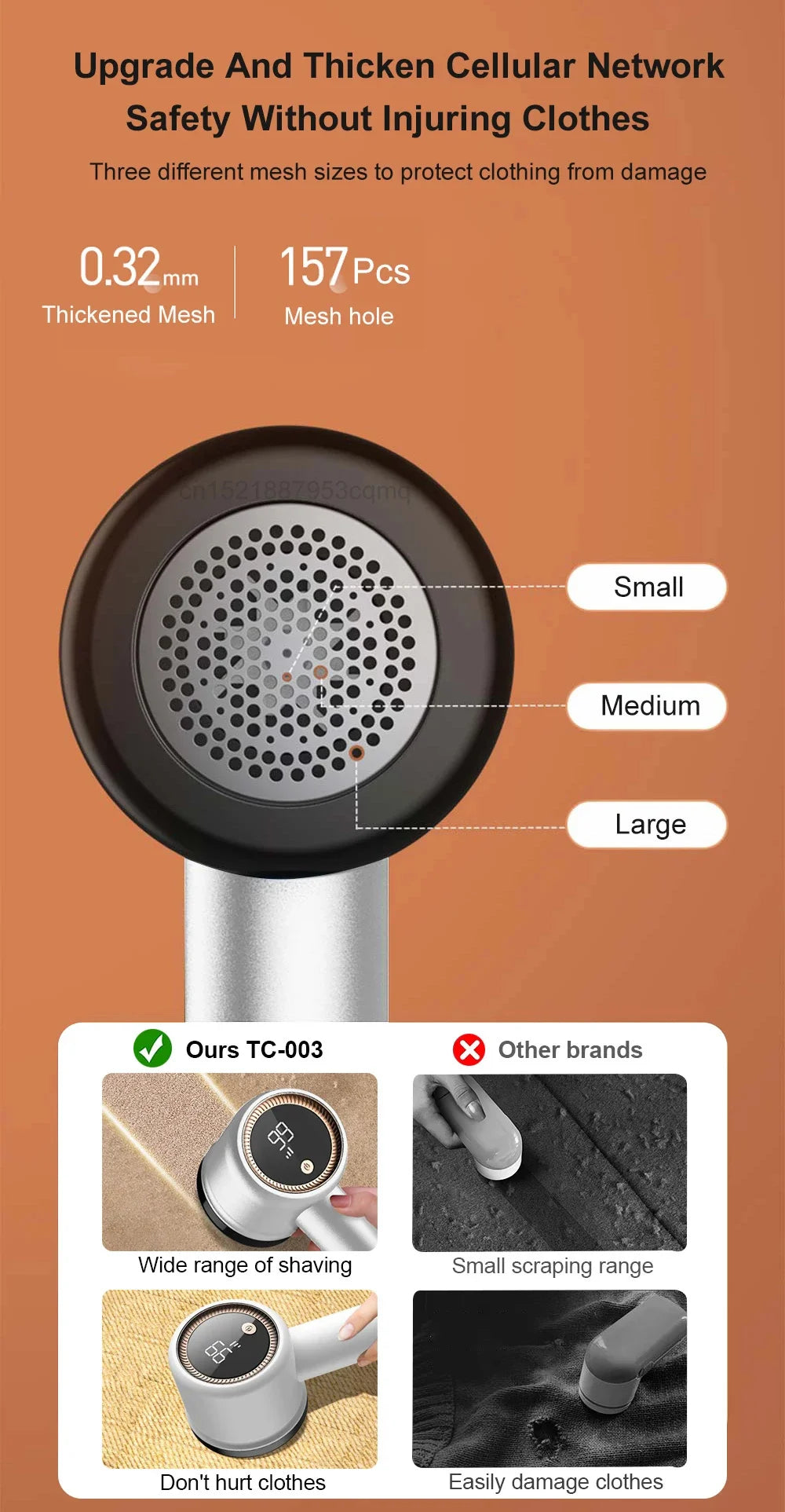 Lint Remover For Clothing Electric Pellet Fluff Sweater Fabric Shaver Fuzz Trimmers USB Rechargeable Home Supplies