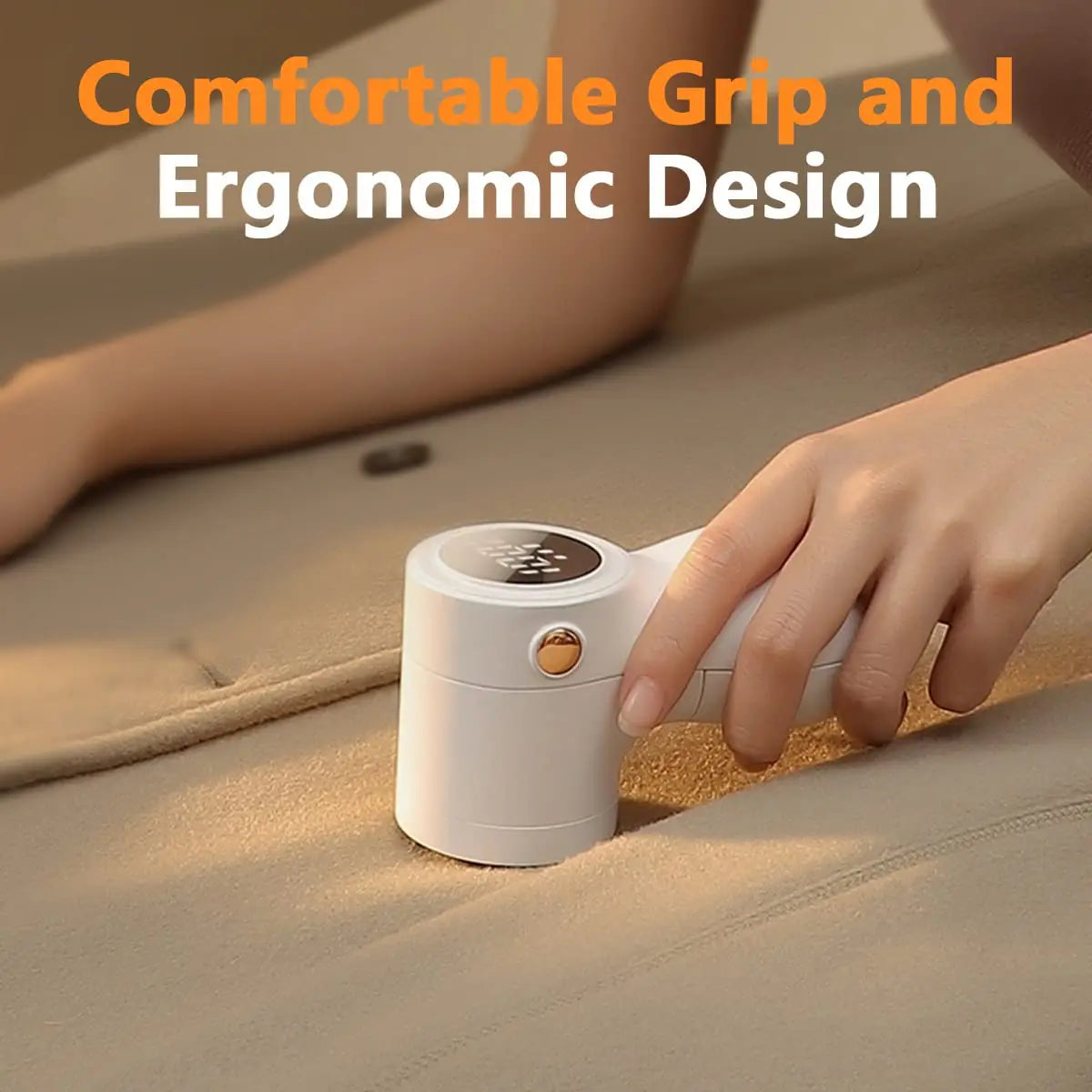 Lint Remover for Clothes with 2 Replaceable Blades Rechargeable Fabric Shaver 3-Speeds Electric Lint Shaver for Sweater