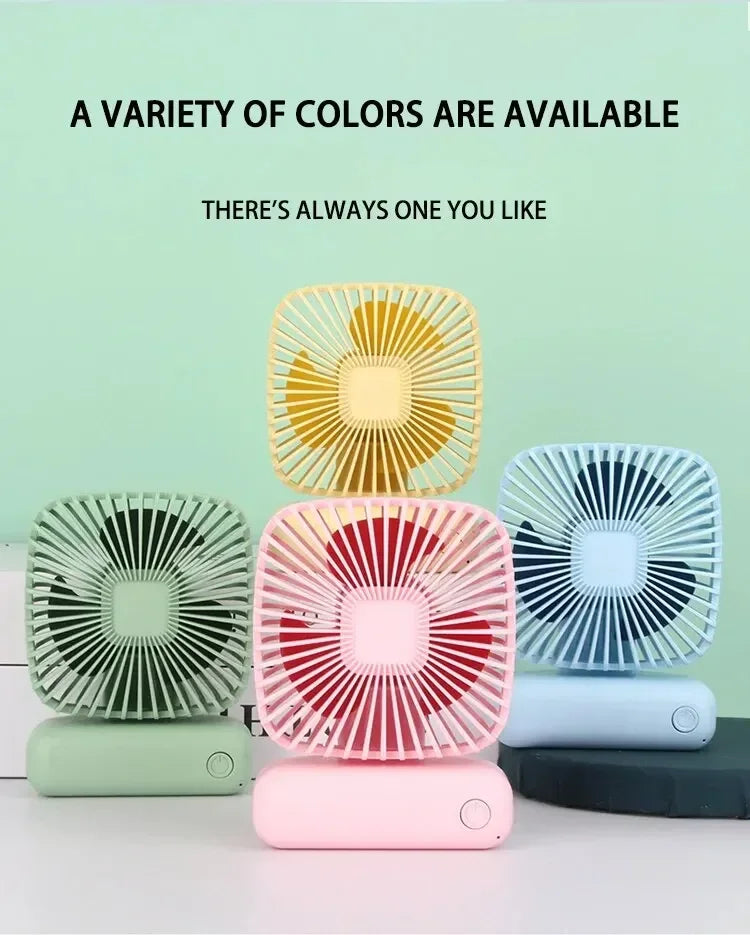Multi-functional Portable USB Charging Fan, Home, Office, Car, Outdoor All-round Cooling Must