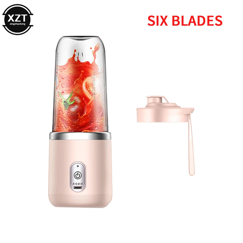 400ml Portable Mini Electric Fruit Juicer USB Charging Lemon Orange Fruit Juice Cup Smoothie Blender Machine kitchen Appliances