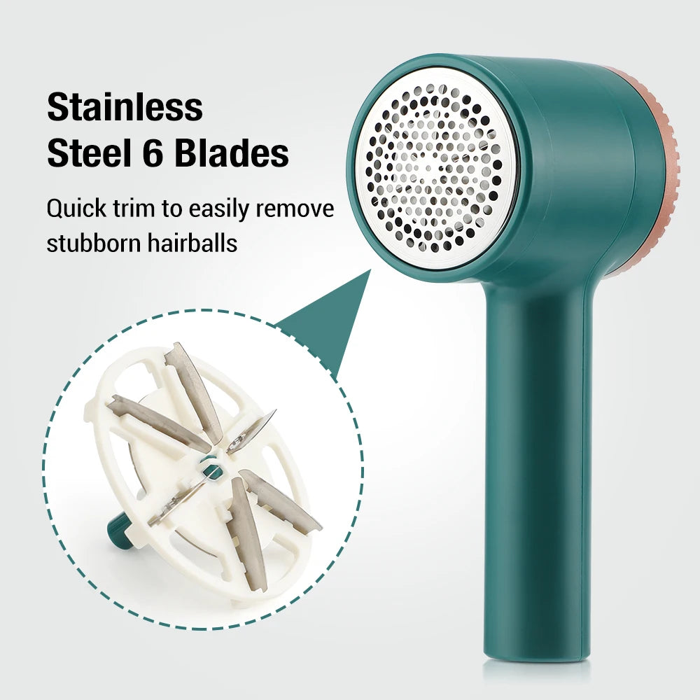 Household Hair Ball Trimmer Portable Electric Lint Remover Hairball Clothes Fizz Fluffs Removal USB Charging