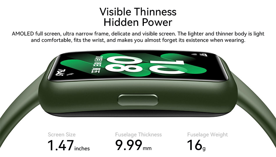 Huawei Band 7 Smart Band, Heart Rate, 14 Days Battery Life, Waterproof