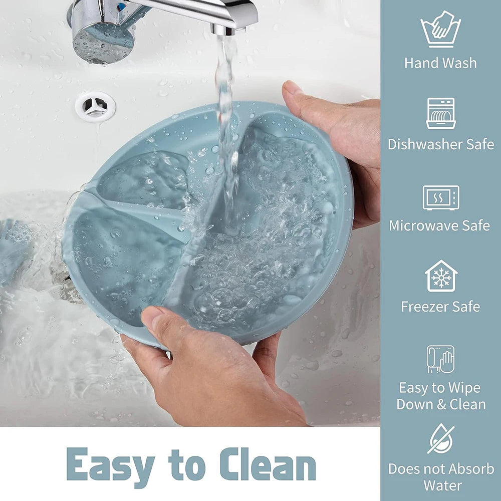 Silicone Baby Feeding Dinner Set