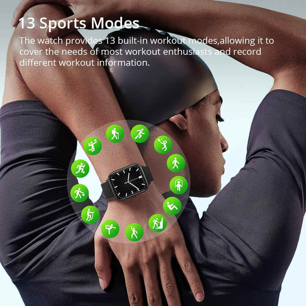 COLMI P8 GT Smartwatch 1.69 inch Bluetooth Calling Heart Rate 13 Sport Models IP67 Waterproof Smart Watch For Men Women
