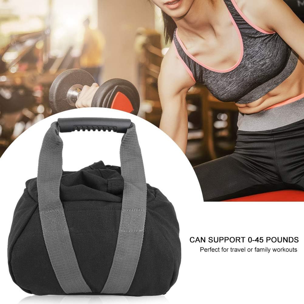 Black Portable Fitness Kettlebell Sandbag