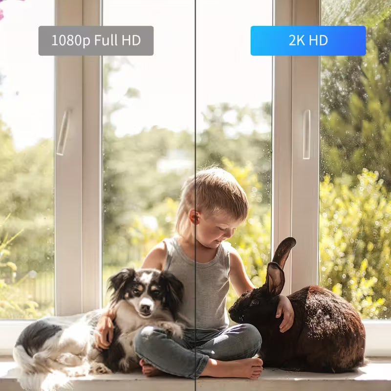 Smart 4MP WiFi Baby Monitor with Night Vision & Two-Way Audio