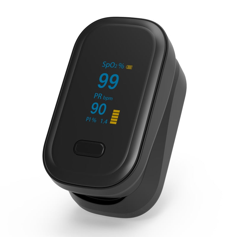 Portable Finger Pulse Oximeter blood oxygen Heart Rate Saturation Meter OLED