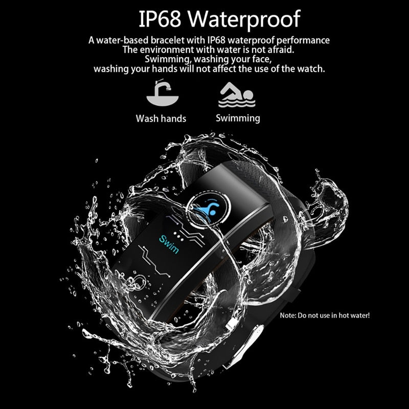 Fit Smart Bracelet QW18, Bluetooth, Heart Rate, Waterproof