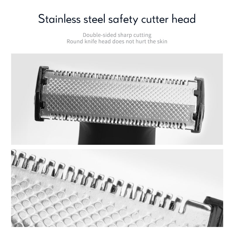 Kemei Electric Shaver for Men Rechargeable Beard Trimer Waterproof Razor Professional Hair Shaving Machine Grooming Shaver Blade