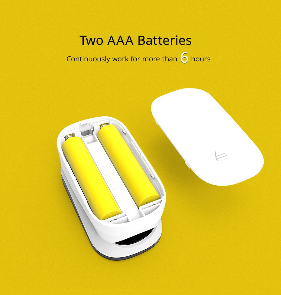 Portable Finger Pulse Oximeter blood oxygen Heart Rate Saturation Meter OLED