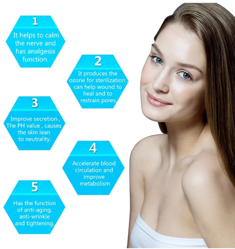 High Frequency Facial Machine Electrotherapy Pro Skin Treatment Wand Glass FUSION (Neon + Argon Wands)