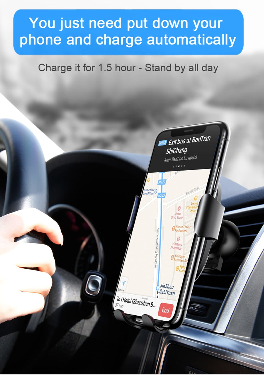 Car Wireless Charger For iPhone Android
