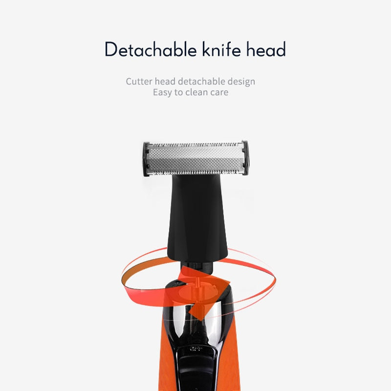 Kemei Electric Shaver for Men Rechargeable Beard Trimer Waterproof Razor Professional Hair Shaving Machine Grooming Shaver Blade