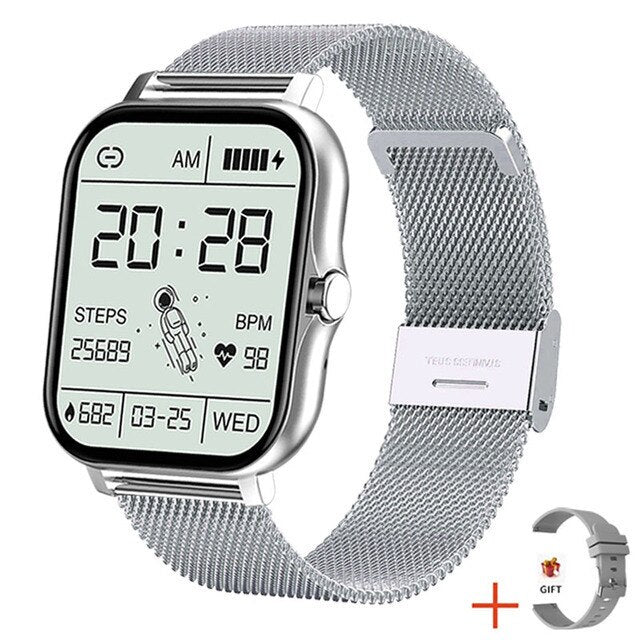 New Women Smart Watch Men Full Touch Split Screen Fitness Tracker Bluetooth Call Smart Clock Ladies Sport Smartwatch Women