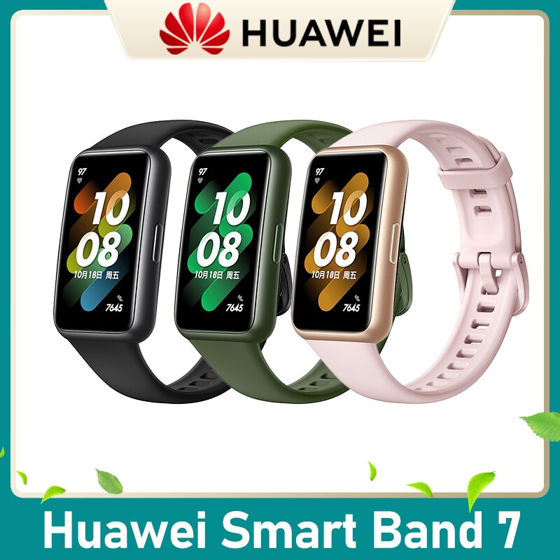 Huawei Band 7 Smart Band, Heart Rate, 14 Days Battery Life, Waterproof