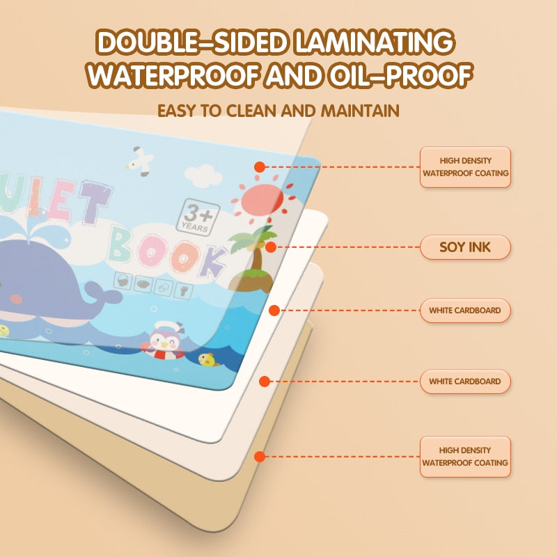 Montessori Toys for Baby Quiet Books Children First Busy Book Learning Education Toy