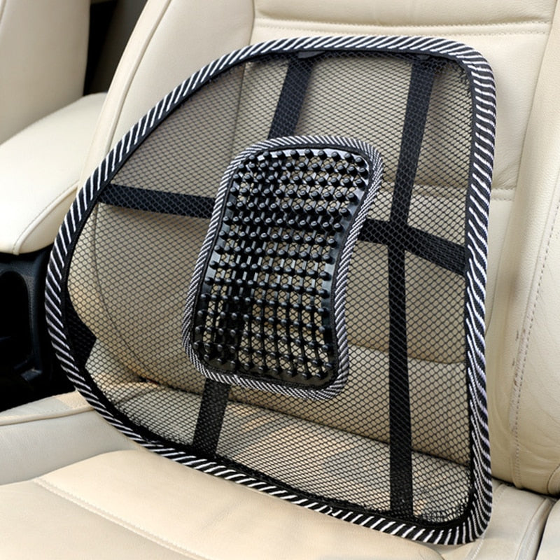 Back Cushion Massage Back, Mesh Lumbar Back Brace Car, Chair