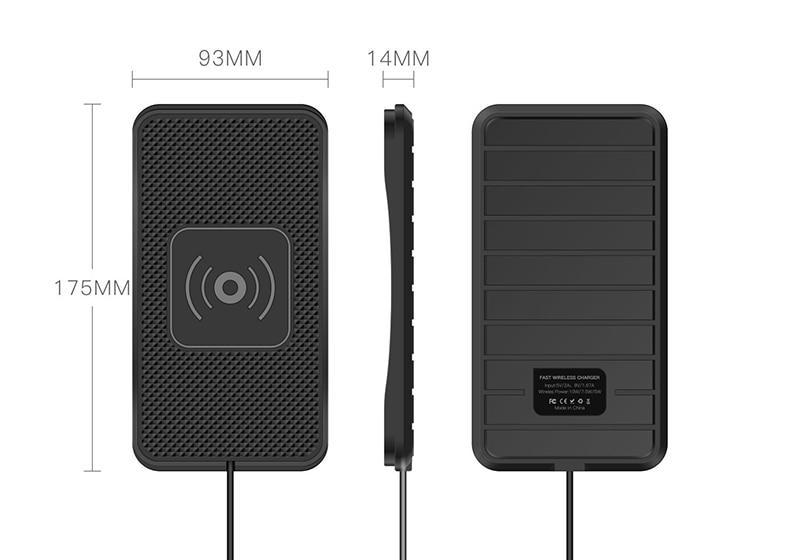 QI Wireless Car Charger, Fast Charging Pad