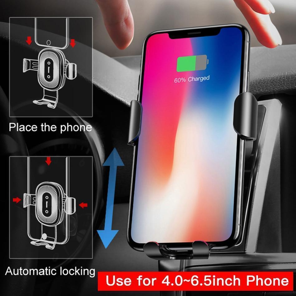 Car Wireless Charger For iPhone Android