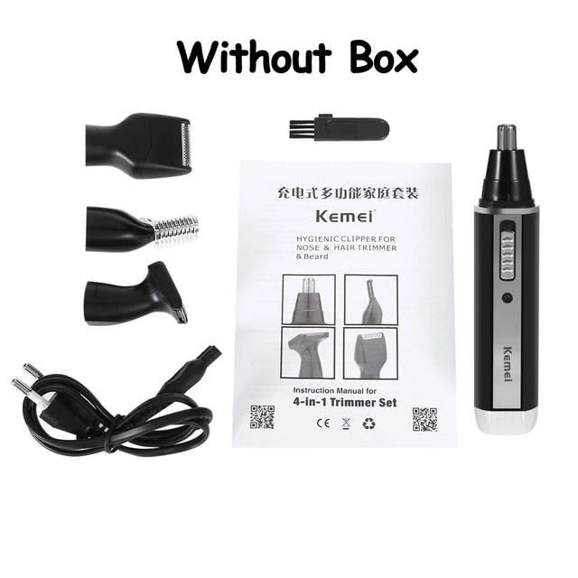 Kemei KM-2024 Rechargeable Shaver Electric Reciprocating Shaver Men's Strong Shaving Machine Barber Trimmer For Man