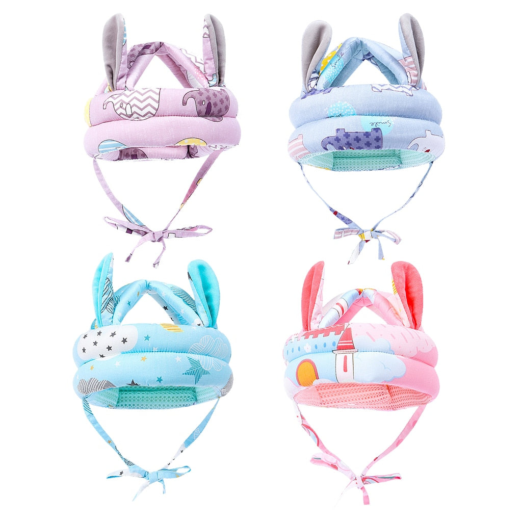 Baby Toddler Cap Anti-collision Protective Hat Baby Safety Helmet Soft Comfortable Head Security & Protection - Adjustable