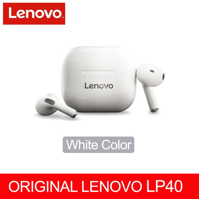 Lenovo Wireless Earphone Bluetooth 5.0, Dual Stereo, Noise Reduction