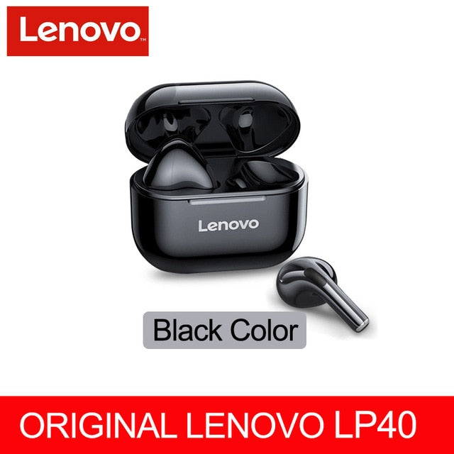 Lenovo Wireless Earphone Bluetooth 5.0, Dual Stereo, Noise Reduction