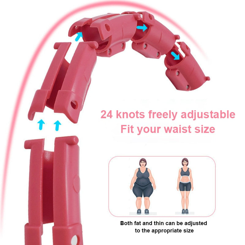 Hula Hoop, Adjustable, Massage Hoops, Abdominal Waist Exercise