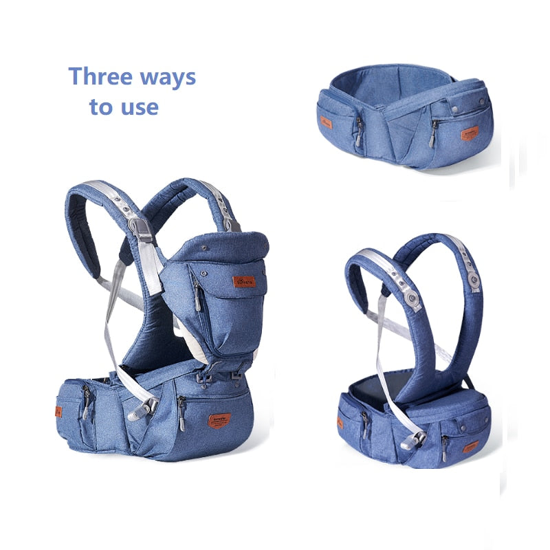 Ergonomic Baby Carrier Baby Kangaroo Child Hip Seat Tool Baby Holder Sling Wrap Backpacks Baby Travel Activity Gear