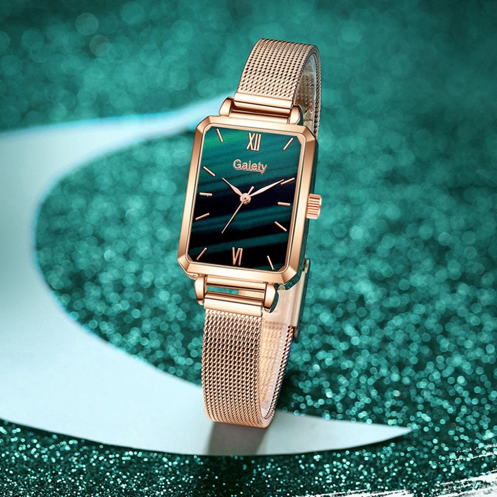 Gaiety Branded Women Square Quartz Fashion Watches