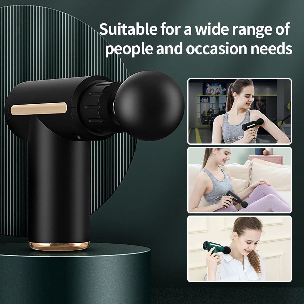 Massage Gun with 8 Heads for Body, Muscle and Tissue Relaxation