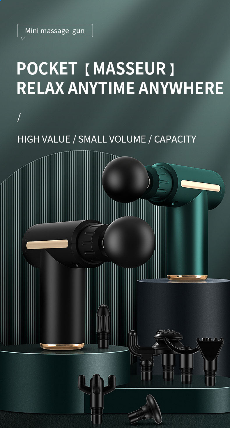 Massage Gun with 8 Heads for Body, Muscle and Tissue Relaxation