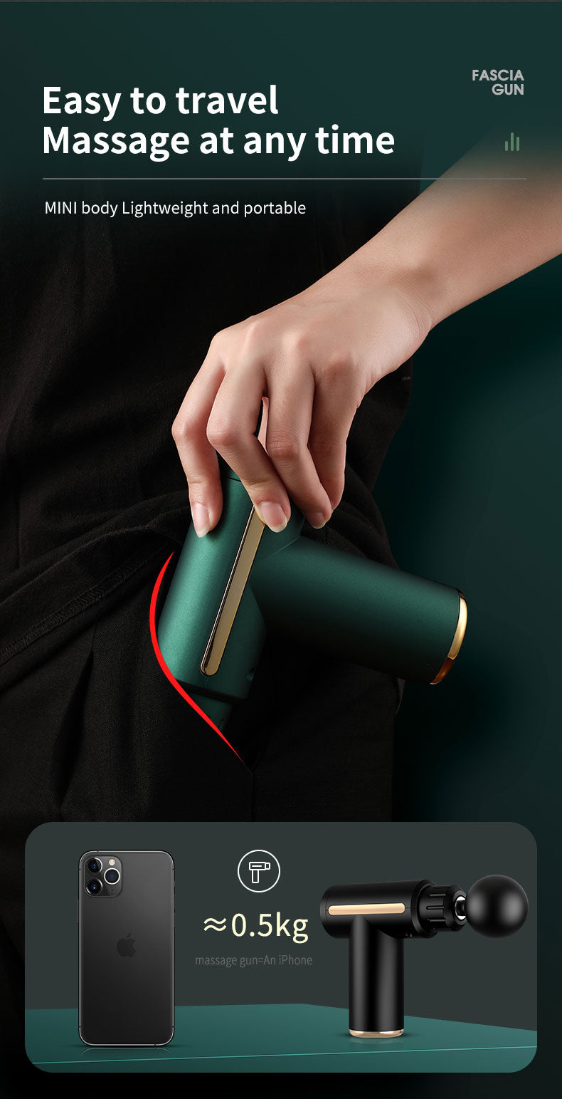 Massage Gun with 8 Heads for Body, Muscle and Tissue Relaxation