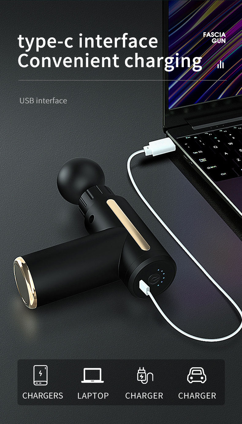 Massage Gun with 8 Heads for Body, Muscle and Tissue Relaxation