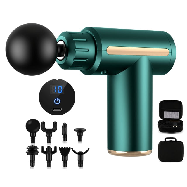 Massage Gun with 8 Heads for Body, Muscle and Tissue Relaxation